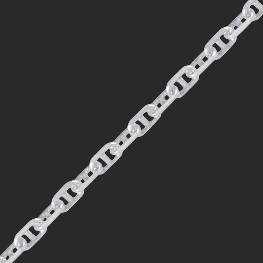 Silver Medium Mariner Bracelet