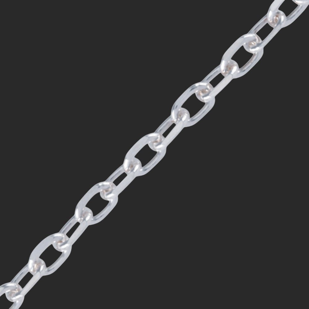 Silver Diamond Link Bracelet